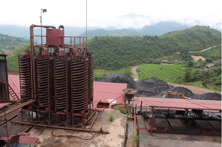 Dây chuyền công nghệ khai thác sắt